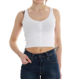 TOP BOTTONCINI HANNY DEEP BIANCO